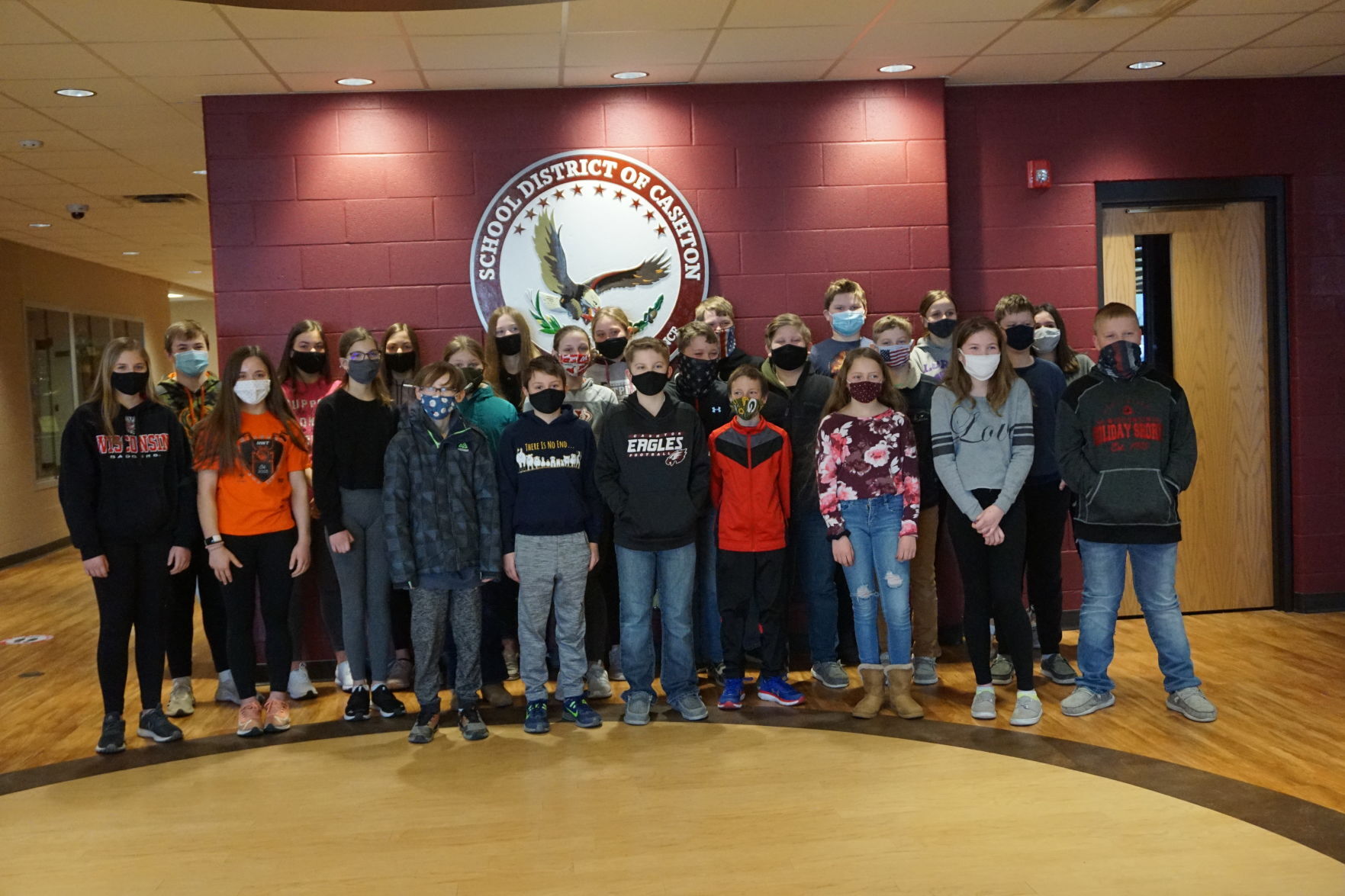 Cashton middle school FFA members